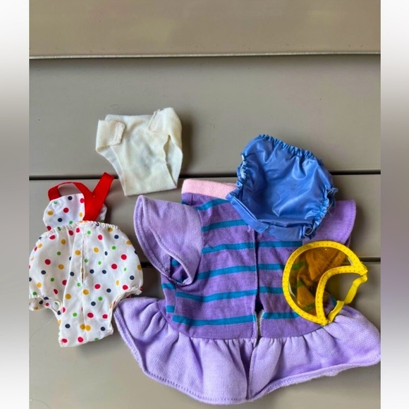 Other - 1985 Tonka Pound Puppies Outfits Clothing Clothes Rain Coat Poncho VTG